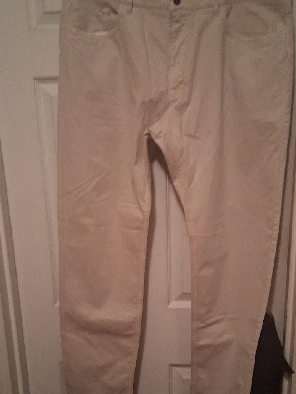 J McLaughlin Men's Classic Chino Pants in Beige Size 40x31.5"